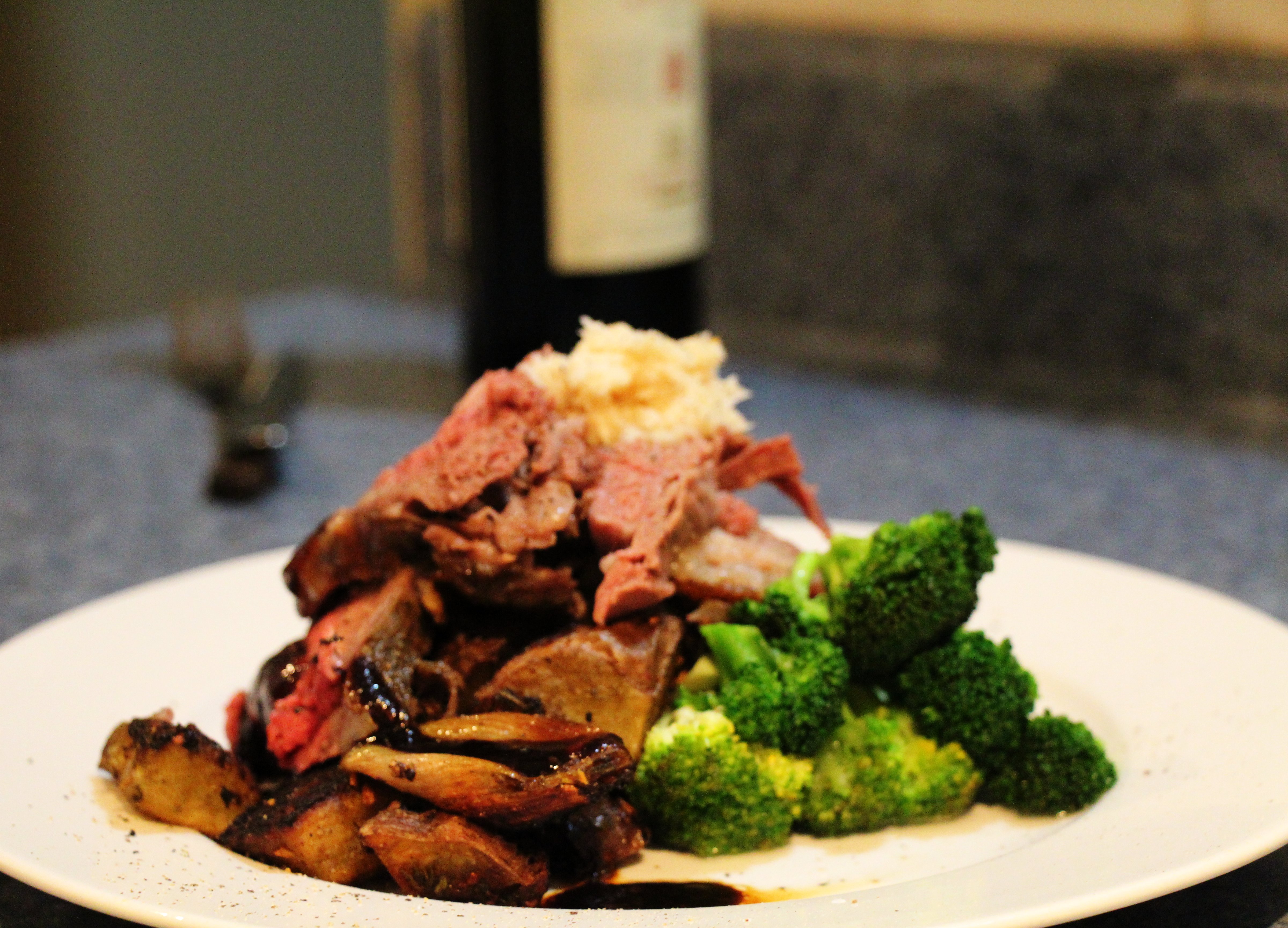 Prime rib dinner — Craig Stadler's American menu