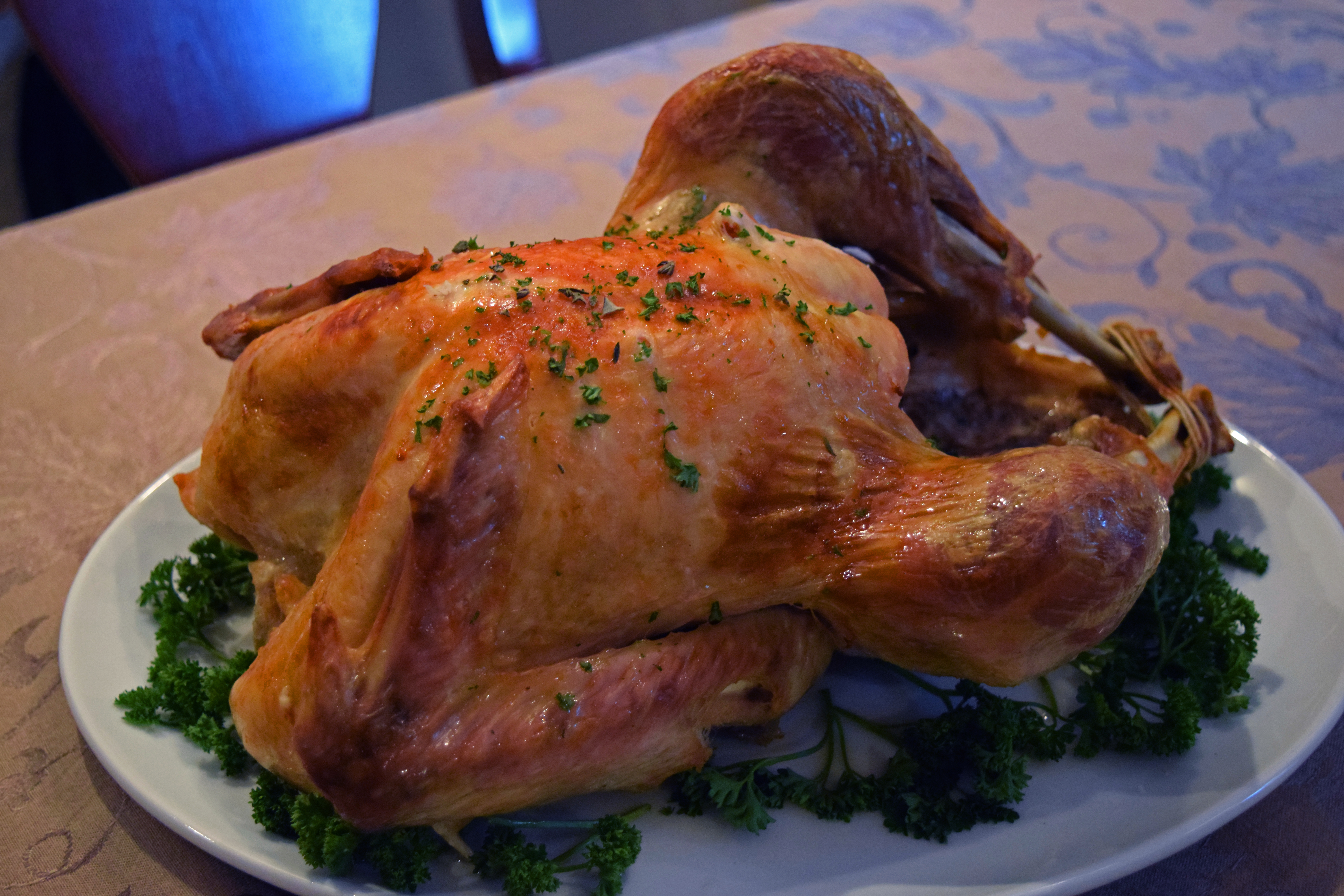 Roast turkey — Bernhard Langer's German-American menu