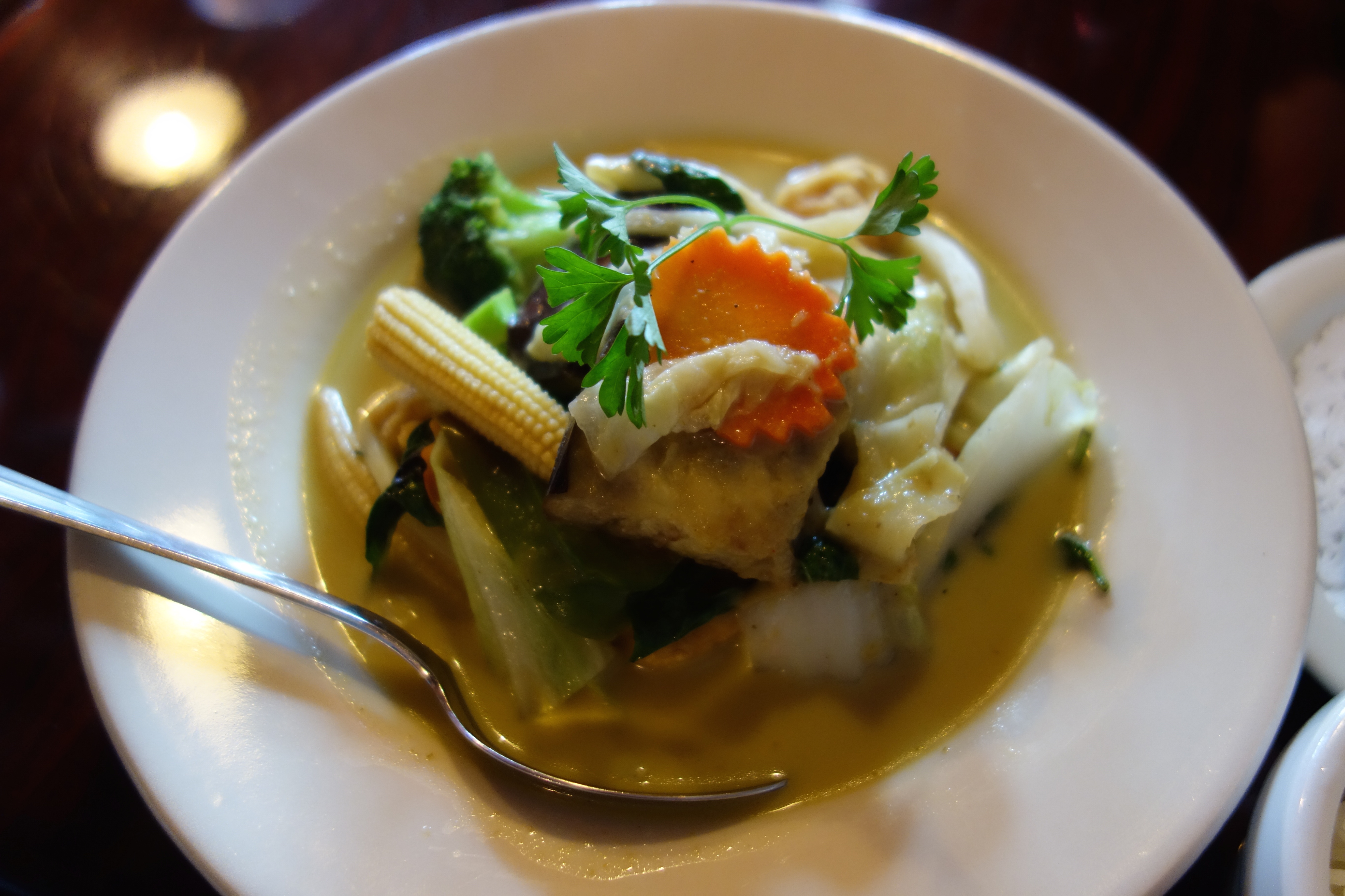 Thai green curry — Vijay Singh's Fijian-Thai menu