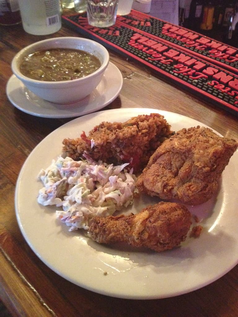 Fried chicken dinner — Mike Weir's Canadian wild game menu