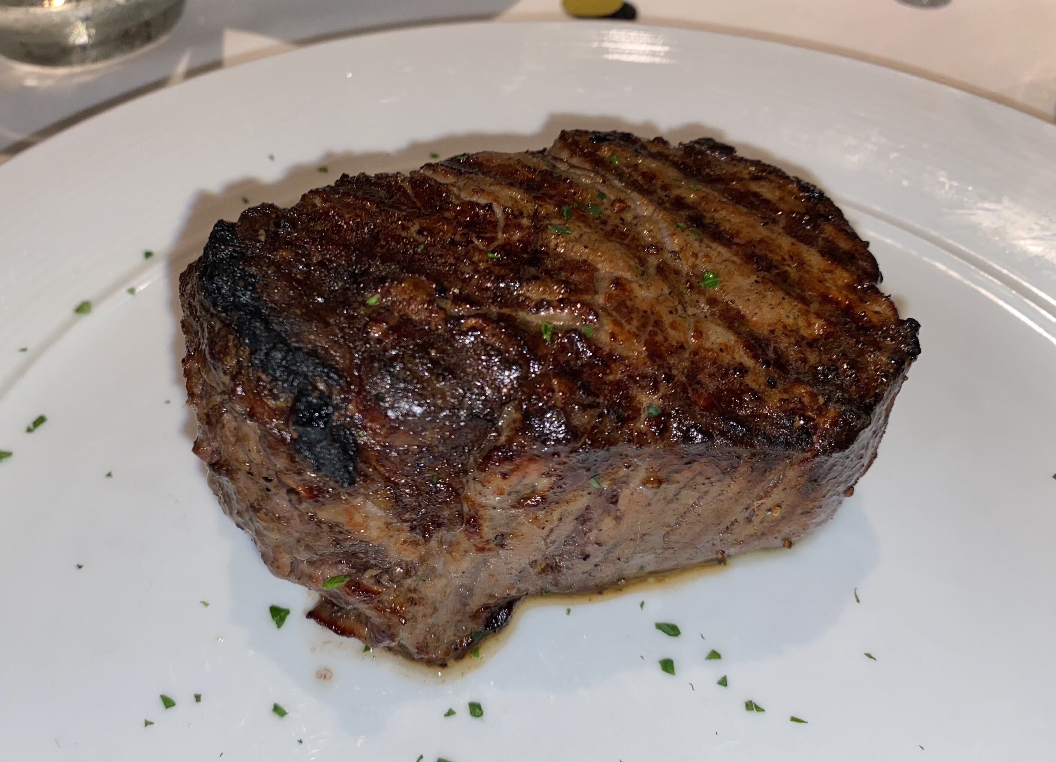 Filet mignon — Dustin Johnson's Southern fine dining menu